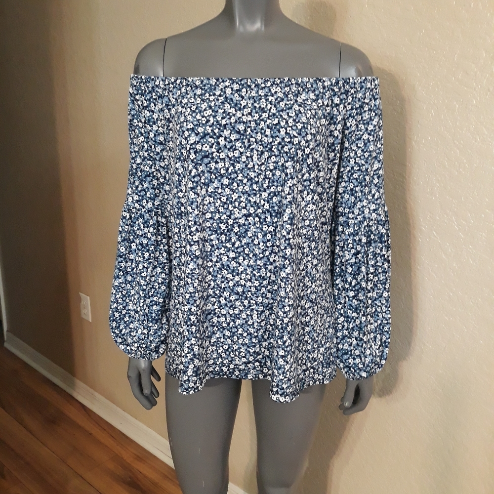 Michael Michael Kors Floral off the shoulder Top